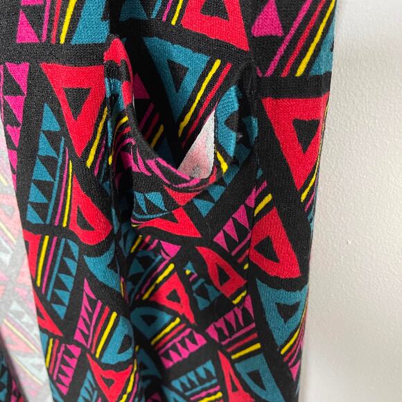 LulaRoe women's SARAH knit cardigan knit sweater duster length open no button - Picture 6 of 10